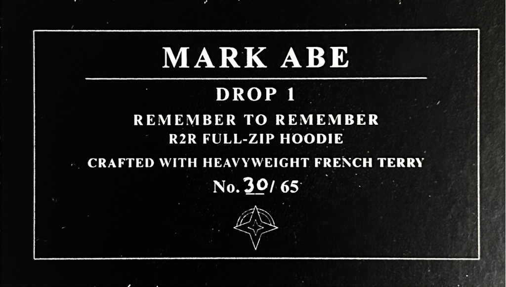 R2R FULL-ZIP HOODIE — BLACK
