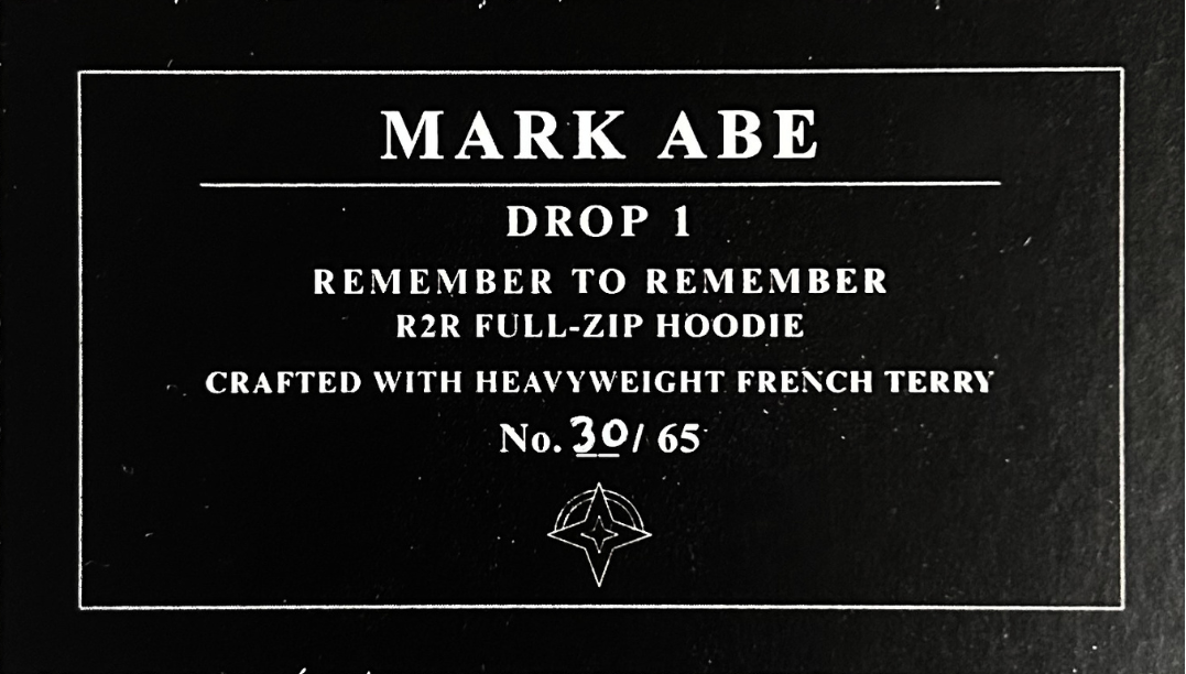 R2R FULL-ZIP HOODIE — BLACK